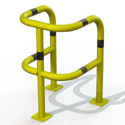 Etrier 3 pieds renforcé jaune et noir D.60 mm pour entrepôt