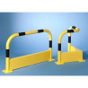 Arceau droit ou d'angle de protection d'entrepôt avec plinthe D.89 mm