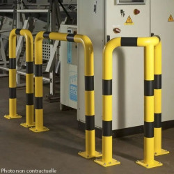 Arceau de protection industriel bas et haut D.76 mm