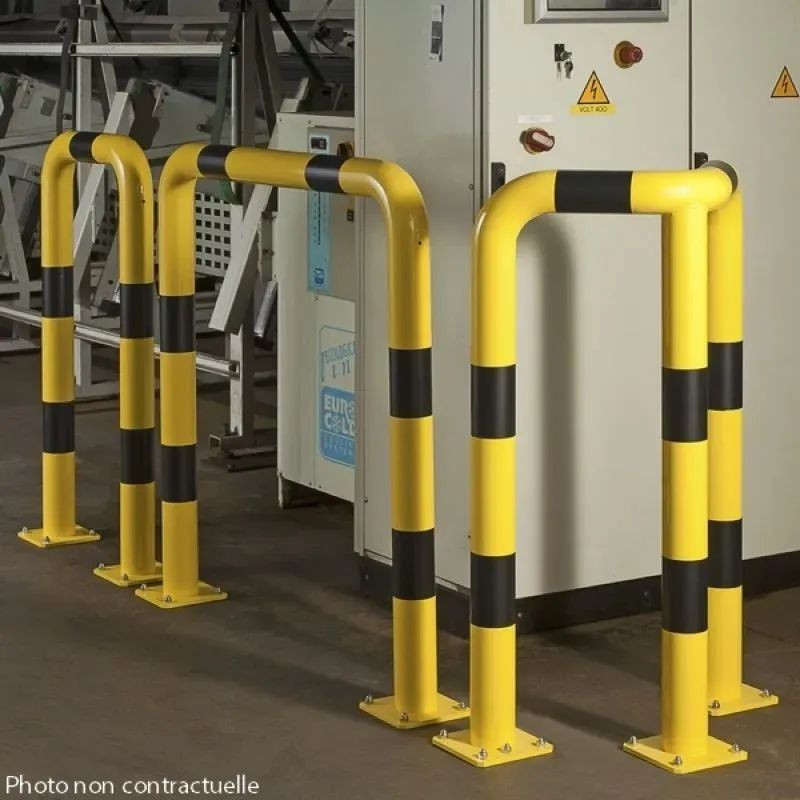 Arceau de protection industriel bas et haut D.76 mm