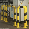 Arceau de protection industriel bas et haut D.76 mm