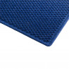 Tapis d'entrée aiguilleté polyester avec bordure caoutchouc 150 Aqua Trap bleu