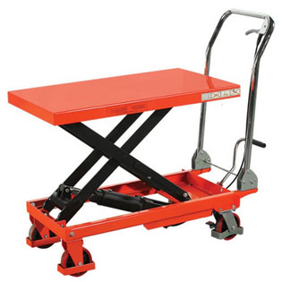 Table élévatrice manuelle