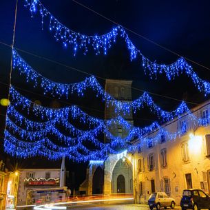 Guirlande et rideau lumineux