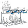 Rack à vélo double étage