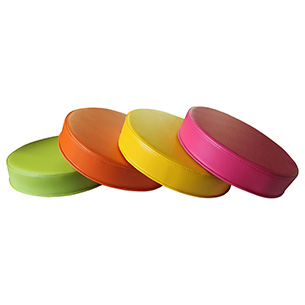 Galette, pouf & coussin